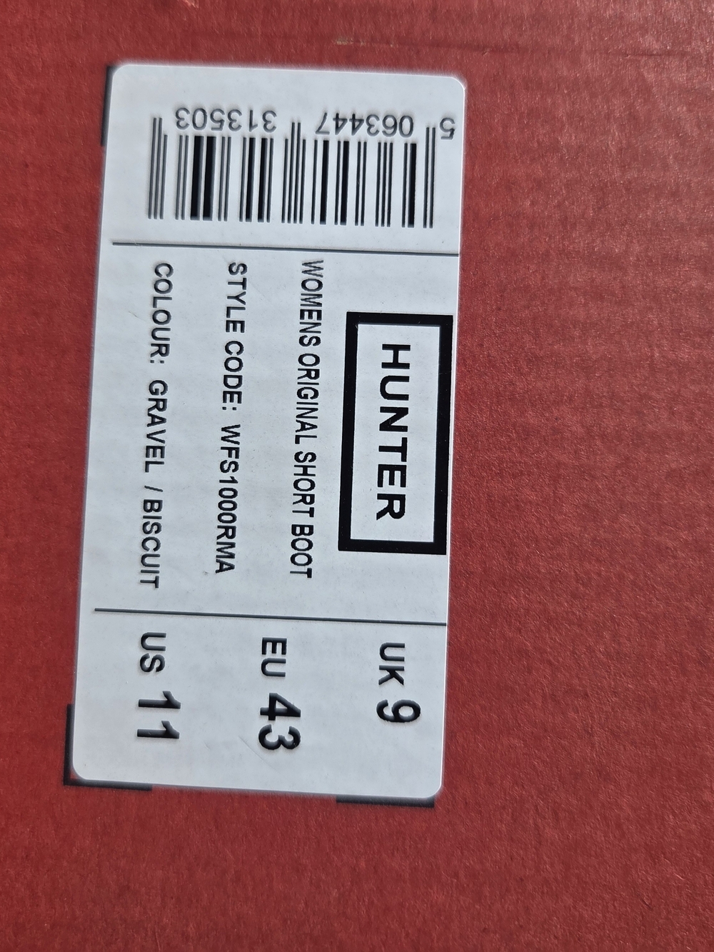 Hunter Women's Original Short Boot in Gravel / Biscuit - Picture 2 of 2